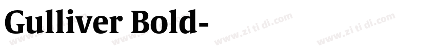 Gulliver Bold字体转换 Gulliver Bold字体转换